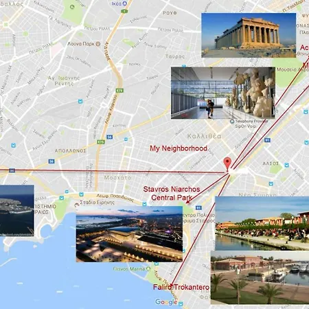 Apartment Near Stavros Niarchos Park & Acropolis-3